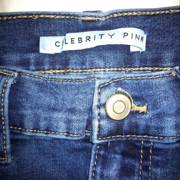 Celebrity Pink factory distressed women's jeans size 7/28 - Picture 6 of 12